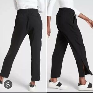 Athleta Metropolis Straight Leg Pant in black, size 8